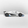 (Pre-Order) 1/64 Happycar KO-02 Koenigsegg Agera RS White/ Blue