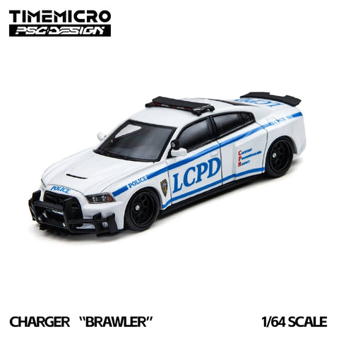 (Pre-Order) 1/64 Time Micro TM648208 Dodge Charger Brawler LCPD Police