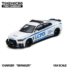 (Pre-Order) 1/64 Time Micro TM648208 Dodge Charger Brawler LCPD Police