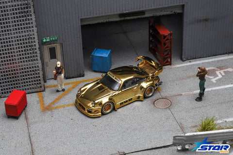 (Pre-Order) 1/64 Star Models SMP930CG RWB 930 Chrome Gold