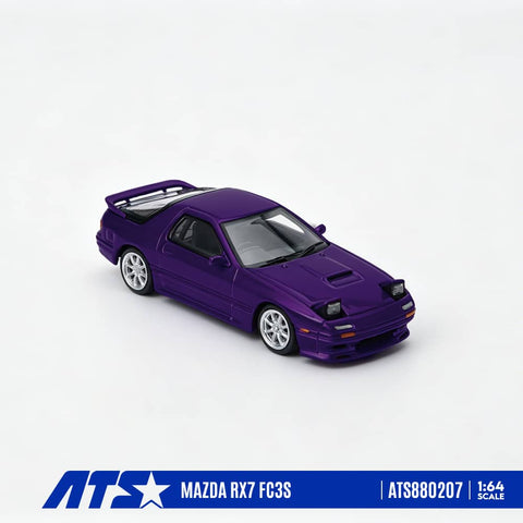 (Pre-Order) 1/64 ATS Models ATS880207 Mazda RX-7 FC3S Metallic Violet