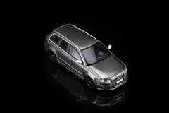 (Pre-Order) 1/64 Motorhelix M68308 Audi RS 4 (B7) 2005 Grey Pearl