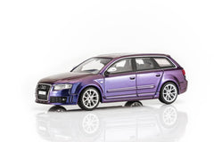 (Pre-Order) 1/64 Motorhelix M68311 Audi RS 4 (B7) 2005 Armygirl Purple Pearl