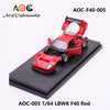 (Pre-Order) 1/64 AOC AOC-F40-005 Ferrari F40 Red