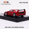 (Pre-Order) 1/64 AOC AOC-F40-005 Ferrari F40 Red