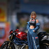 (Pre-Order) 1/64 MoreArt MO222258 Motorcycle w/ Red Ribbon Army Android 18
