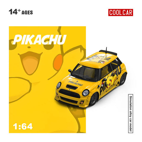 (Pre-Order) 1/64 Cool Car CC643648 Mini Cooper Pikachu