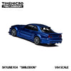 (Pre-Order) 1/64 Time Micro TM648403 Nissan Skyline GT-R R34 Smilodon Blue
