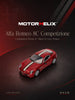 (Pre-Order) 1/64 Motorhelix M69065 Alfa Romeo 8C Competizione Customized Rosso w/ Black & Gray Stripes