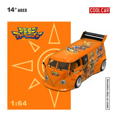 (Pre-Order) 1/64 Cool Car CC642956 Volkswagen T1 Digimon