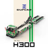 (Pre-Order) 1/64 SupCar SC647250 Hino 300 Tow Truck Graffiti Green Dinosaur #77