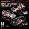 (Pre-Order) 1/64 Motorhelix M67110 Subaru Impreza Wagon WRX STi Ver 6 Cusco Black #77