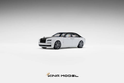 (Pre-Order) 1/64 King Model KMRRGBKW Rolls-Royce Ghost Black/ White