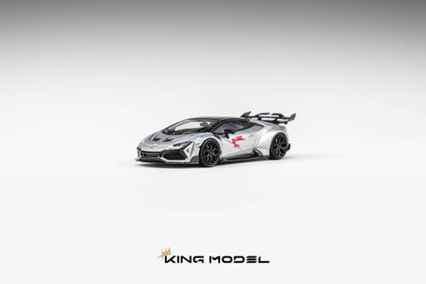 (Pre-Order) 1/64 King Model KMLHS DarwinPRO Huracan The Lilith Gloss Silver
