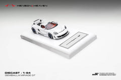 (Pre-Order) 1/64 Henson & Heaven HHPCW Gemballa Mirage GT Pearl White