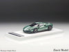 (Pre-Order) 1/64 Zincit Model ZMF296GW Ferrari 296 GTB British Green w/ White Stripes