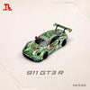 (Pre-Order) 1/64 Top Lux TL64005 Porsche 911 GT3 R Graffiti Green Dinosaur #77