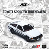 (Pre-Order) 1/64 ATS Models ATS881701 Toyota Sprinter Trueno AE86 Initial D White