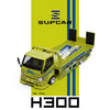 (Pre-Order) 1/64 SupCar SC647251 Hino 300 Tow Truck FNF Green