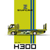 (Pre-Order) 1/64 SupCar SC647251 Hino 300 Tow Truck FNF Green