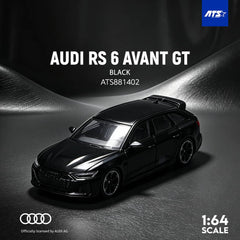 (Pre-Order) 1/64 ATS Models ATS881402 Audi RS6 Avant GT Black