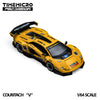(Pre-Order) 1/64 Time Micro TM647709 PSC Design Countach LPI800-4 Yellow