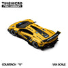 (Pre-Order) 1/64 Time Micro TM647709 PSC Design Countach LPI800-4 Yellow
