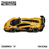 (Pre-Order) 1/64 Time Micro TM647709 PSC Design Countach LPI800-4 Yellow