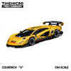 (Pre-Order) 1/64 Time Micro TM647709 PSC Design Countach LPI800-4 Yellow