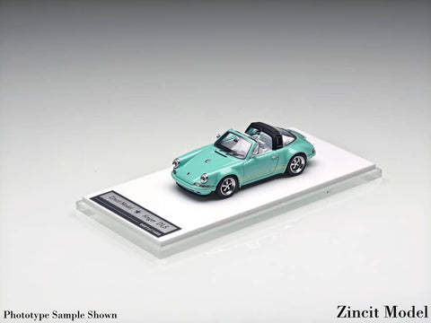 (Pre-Order) 1/64 Zincit Model ZMP964TBL Singer 911(964) Targa Tiffany Blue