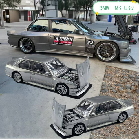 (Pre-Order) 1/64 Fei Xiang FXBM3G BMW M3 E30 Gray