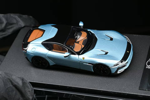 (Pre-Order) 1/64 7cm Model 7CMF12CBL Ferrari 12Cilindri Azzurro California Blue