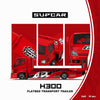 (Pre-Order) 1/64 SupCar SC647253 Hino 300 Tow Truck FNF Red