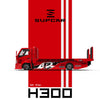 (Pre-Order) 1/64 SupCar SC647253 Hino 300 Tow Truck FNF Red