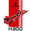 (Pre-Order) 1/64 SupCar SC647253 Hino 300 Tow Truck FNF Red