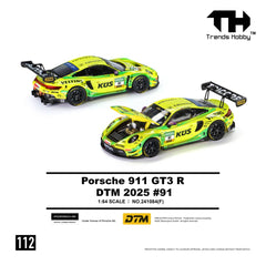 (Pre-Order) 1/64 Trends Hobby 112 Porsche 911 GT3 R DTM 2025 #91