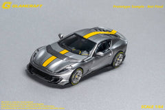 (Pre-Order) 1/64 Glamcraft GF812CG Ferrari 812 Competizione Presentation Grey