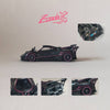(Pre-Order) 1/64 Rhino Model RMPZCP Pagani Zonda 1 of 1 Full Carbon w/ Pink Line