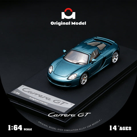 (Pre-Order) 1/64 Original Model OM645914 Porsche Carrera GT Metallic Lake Blue