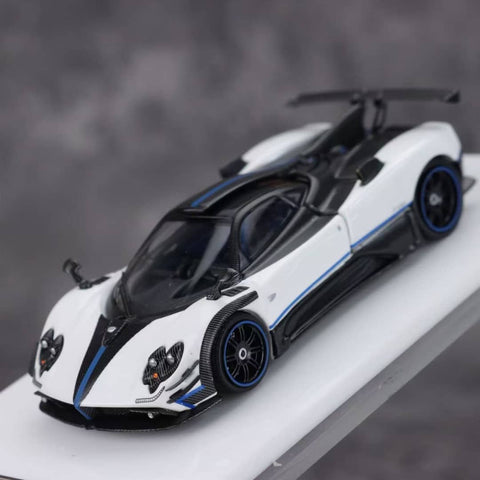 (Pre-Order) 1/64 Rhino Model RMPZWR Pagani Zonda 1 of 1 White Riviera