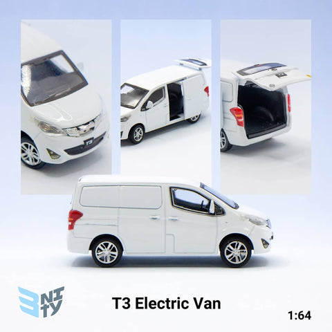 (Pre-Order) 1/64 3Nity 3NBT3W BYD T3 Electric Van White