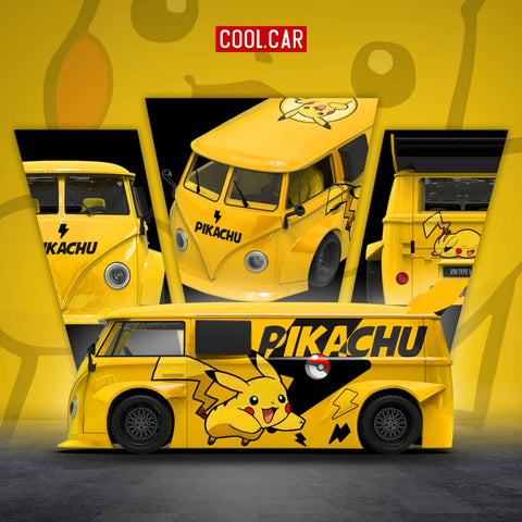 (Pre-Order) 1/64 Cool Car CC642958 Volkswagen T1 Pikachu