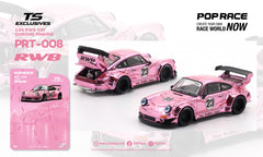 (Pre-Order) 1/64 Pop Race PRT008 RWB 930 Chrome Pink Pig