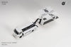 (Pre-Order) 1/64 Mega Gear MG-644 Hino 300 Custom Gull Wing Truck LB Metallic White