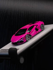 (Pre-Order) 1/64 YS Model YSLRPK Lamborghini Revuelto Metallic Pink