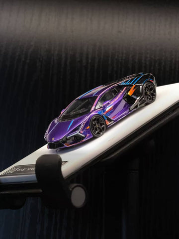 (Pre-Order) 1/64 YS Model YSLRPP Lamborghini Revuelto Metallic Purple