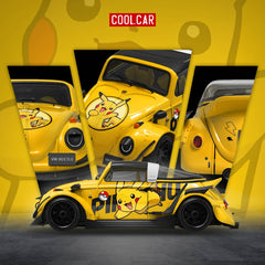 (Pre-Order) 1/64 Cool Car CC646234 RWB Beetle Targa Pikachu
