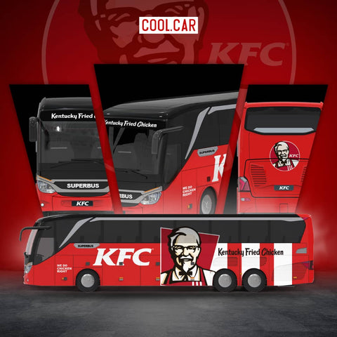 (Pre-Order) 1/64 Cool Car CC800706 Setra Bus KFC