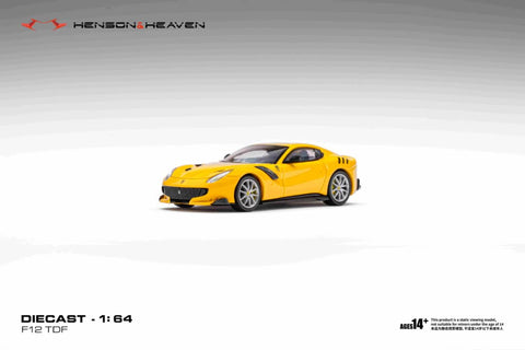 (Pre-Order) 1/64 Henson & Heaven HHFF12Y Ferrari F12 TDF Giallo Modena