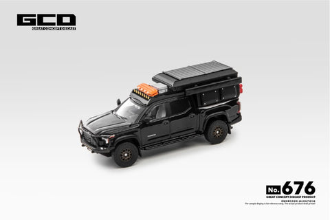 (Pre-Order) 1/64 GCD 676 Toyota Tundra Pickup XK70 TRD Pro Black